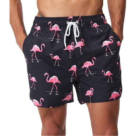 COPY - SILKWORLD Men's Swim Trunks Quick Dry Shorts with Pockets - Picture 1 of 4